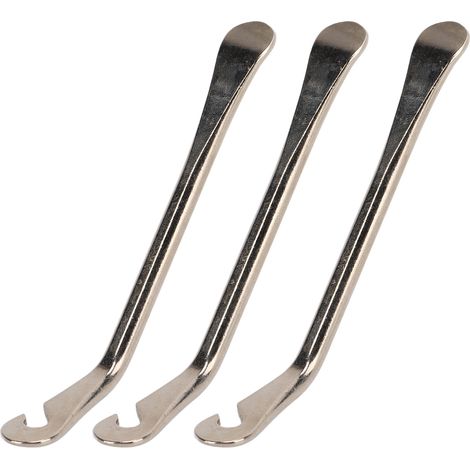 Kit de 3 outils de réparation de pneu vélo, acier haute résistance, portable, dureté élevée, accessoire cyclisme (1/5)