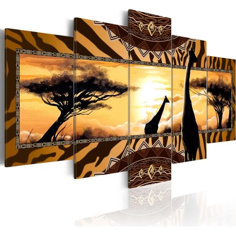 Quadro - African giraffes - 200x100 (1/4)