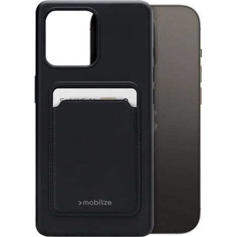 Mobilize Cardcase TPU Back Cover Negro Apple iPhone 15 Pro Max