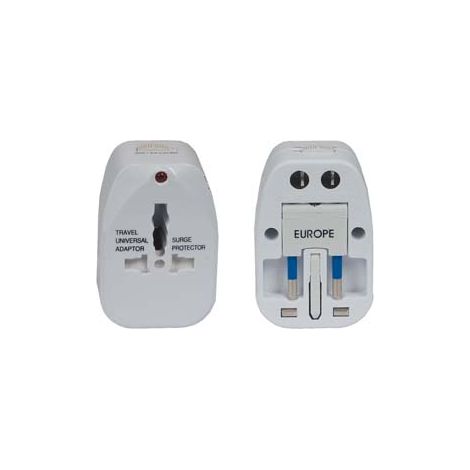 ADATTATORE UNIVERSALE PER SPINE ELETTRICHE BIANCO- portata max 2.500w - 2 pezzi SYNTESY