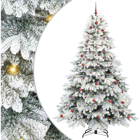 Árbol de Navidad artificial con 300 LED 240 cm PE y PVC vidaXL (1/5)