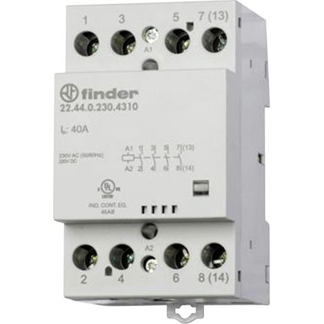Finder 22.44.0.230.4610 Installationsschütz  2 Öffner, 2 Schließer  440 V/AC     1 St.