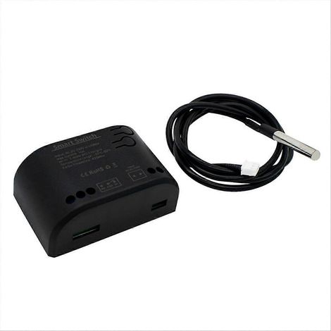 Interrupteur de température intelligent avec capteur thermostatique, application Tuya/contrôle, relais à contact sec passif, module 1 canal (1/5)