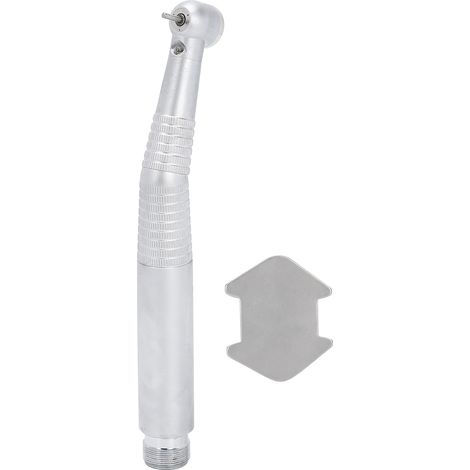 Pièce à main dentaire haute vitesse avec lumière, acier inoxydable, accessoire pour dentiste, 2 trous, usage professionnel. (1/5)