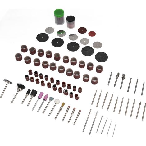 Ensemble d'accessoires pour outil rotatif de 141 pièces - Groupe d'accessoires universels multifonctionnels pour outils électriques (1/5)