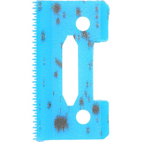 Lame de tondeuse céramique bleue, pièce de rechange à dents incisives pour coupe-cheveux électrique, tête de coupe de précision (1/5)