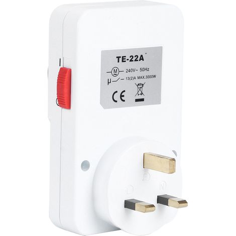 Intelligenter 24-Stunden-Zyklus, mechanischer Zeitschaltuhr-Netzschalter, Zeitschaltuhr-Steckdose, UK-Stecker 240 V (1/5)