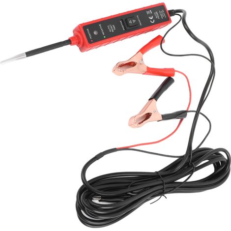 Präziser 6-24V-Stromkreistester, Stromkreisdetektor, Diagnosegerät für elektrische Systeme von Autos, Booten und Motorrädern (1/5)