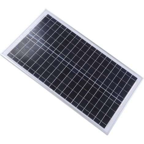 Panneau solaire, silicium polycristallin, charge 30W, génération d'énergie 18V, système de surveillance et d'alimentation électrique, panneau photovoltaïque. (1/5)