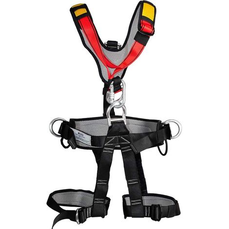 CE-zertifizierter Klettergurt, Kletter- und Abseilausrüstung, Ganzkörper-Schutzgurt, schützt Abseil- und Rettungsausrüstung