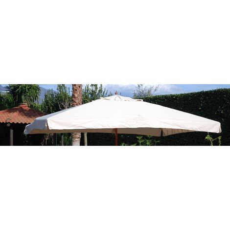TELO RICAMBIO PER OMBRELLONE GIARDINO OASIS 3X2 3X3 3X4 ECRÙ COPERTURA ESTERNO 3 X 3