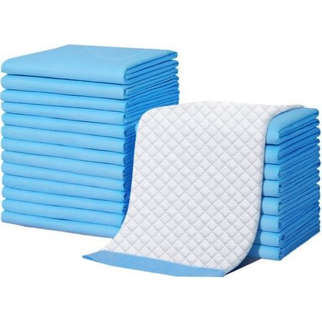 50 alèses jetables pour chiens, idéales pour l'apprentissage de la propreté, 60 x 45 cm, pour chiots et autres animaux. (1/5)