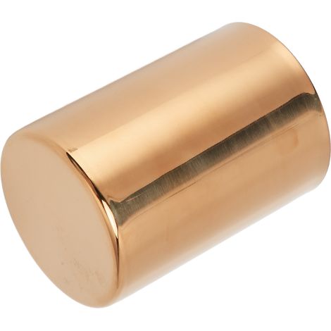 Gobelet doseur universel en acier inoxydable, compatible lave-vaisselle, pour moulin à café, couleur or rose. (1/5)