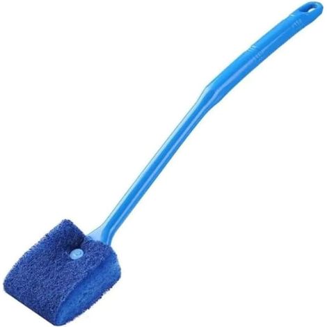 Éponge Aquarium - 1 Unité - Plastique - Grattoir Anti-Algues - Nettoyage Réservoir - 30 cm (1/5)