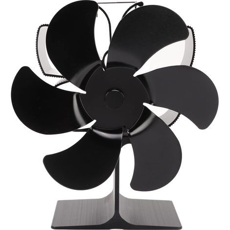 Ventilador para chimenea, ventilador termodinámico para estufa con forma de mariposa - 15x11x19cm (1/5)