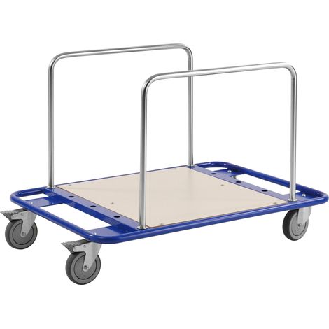 Carrello porta pannelli con 4 ruote girevoli 1000x700x690 mm - Kongamek KM839