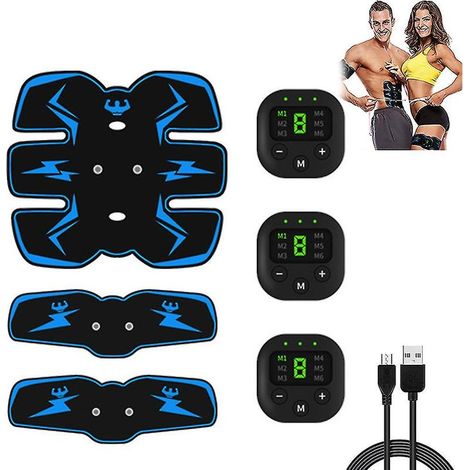 Stimulateur abdominal, stimulateur musculaire abdominal, appareil d'électrostimulation abdominale-Online Store (1/5)