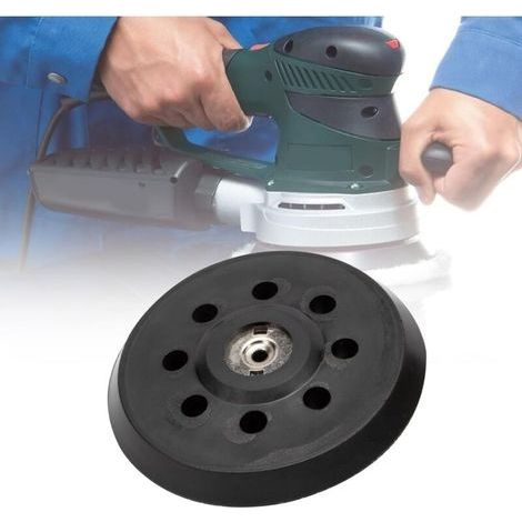 Schleifpads für Poliermaschinen 125 mm 631220000 Ersatz-Schleifpad kompatibel mit Metabo SXE 325 Intec 425 (1/4)