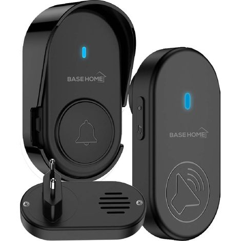 Sonnette sans fil avec prise 230 V, auvent étanche 250 m IP44 F501