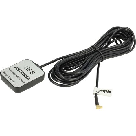 vhbw Antena GPS compatible con Acer N35 Navigations PDA P630, P610, P600 navegador con conexión MMCX - Base magnética, 5 m Negro