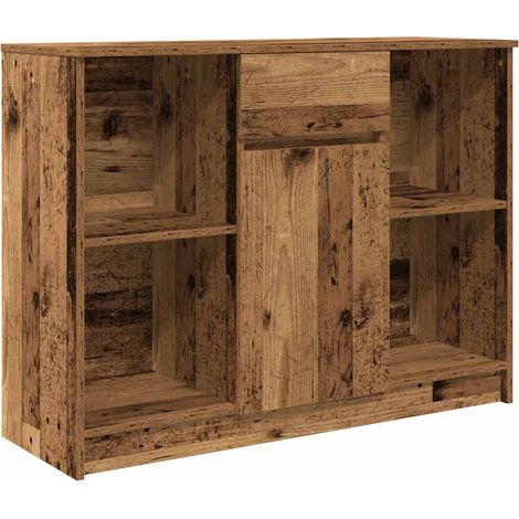 Maison Exclusive - Aparador con cajón madera antigua 101x35x76cm (1/5)