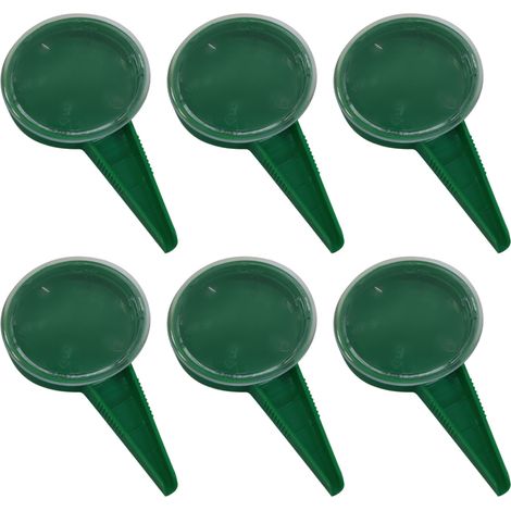 6 pièces distributeur de graines, réglage molette 5 positions, orifices calibrés, poignée ergonomique, pour jardin et potager (1/5)