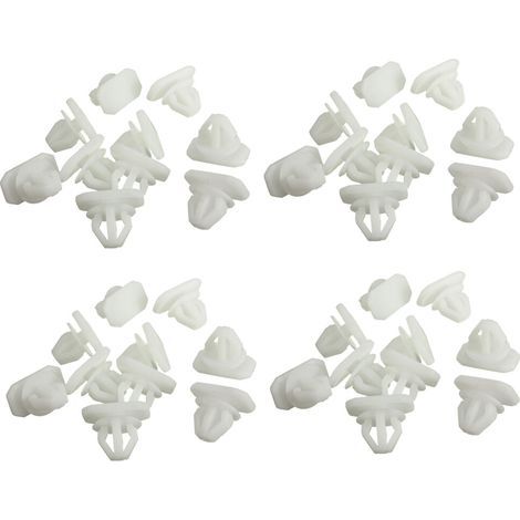 40 clips de garniture de passage de roue avant et arrière en plastique pour Transit Tourneo Connect