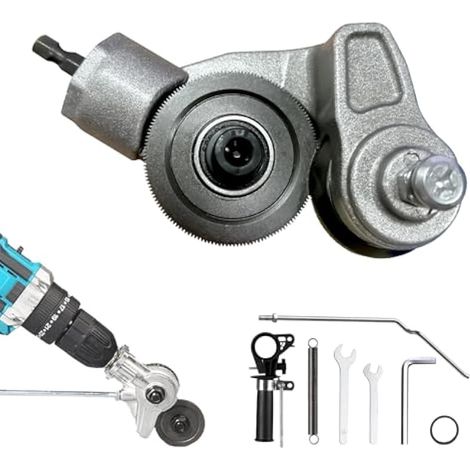 Machine à découper la tôle, accessoires de découpe pour perceuse électrique, grignoteuse électrique, cisailles à tôle pour fer, acier, cuivre, aluminium (1/5)