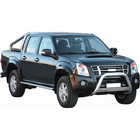 Pare-buffle Avant pour Isuzu D-Max 2006-2012 63 mm en Acier Gris (1/5)
