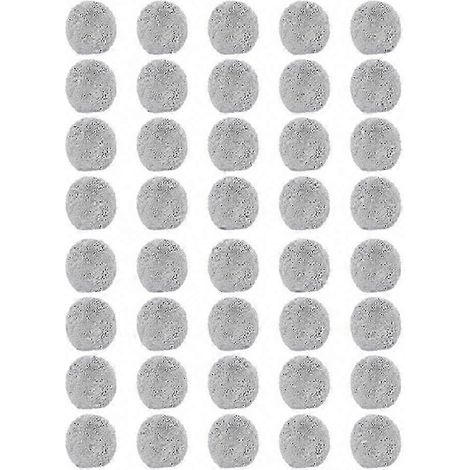 Lot de 40 chiffons microfibres pour robots aspirateurs laveurs, compatibles modèles sols et vitres, nettoyage efficace et doux. (1/5)