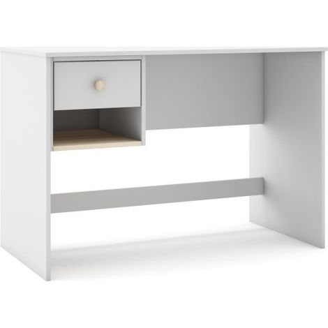 Mesa de escritorio Misty Breeze Blanco - Oak Soft (ancho) x 75cm (alto) (1/5)