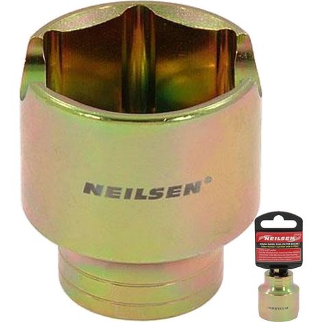Neilsen Diesel Fuel Filter Metric Single Socket Ford Transit Custom Mk8 32mm (1/2)