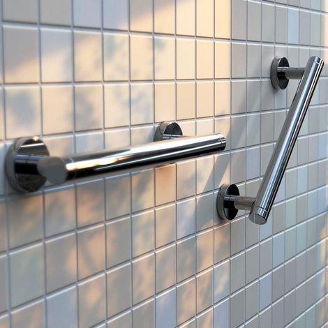 Geesa Comfort & Safety Barre d'appui murale 30cm Chrome (1/4)