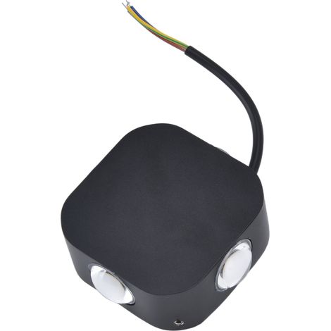Applique murale LED minimaliste moderne, lumière chaude 3000-3500K, style rétro, en aluminium, pour l'extérieur et l'intérieur (1/5)