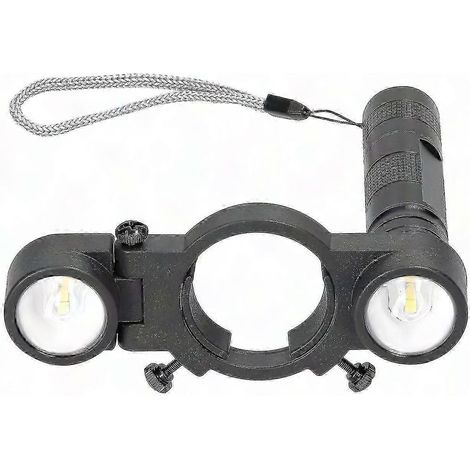 Lampe pour pistolet à peinture, éclairage LED universel pour aérographe, projecteur de pulvérisation avec lumière intégrée, accessoire de peinture haute visibilité, outil d'éclairage pour pistolet de (1/5)