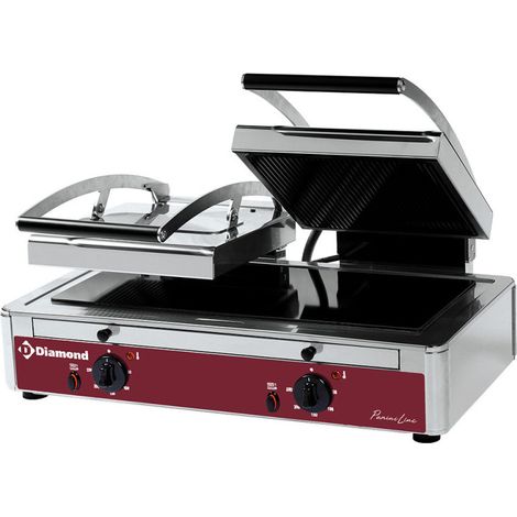 Grill panini double vitrocéramique - Diamond