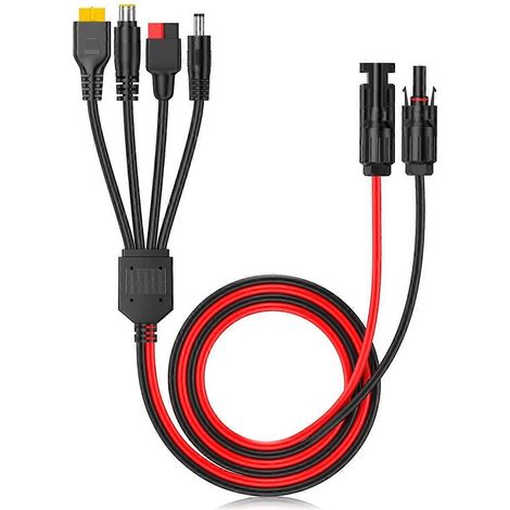 Câble répartiteur d'extension 4 en 1 pour connecteur Anderson, adaptateur secteur CC, prise X (1/5)