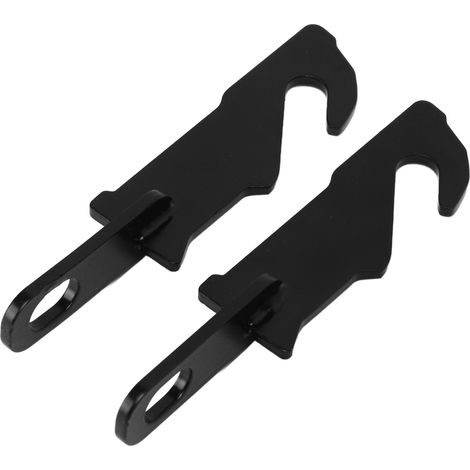 Loquets de porte de 3,5 pouces pour VTT/SSV, côté gauche et droit, noirs, de remplacement pour Polaris RZR XP 1000 2014-2023 (1/5)