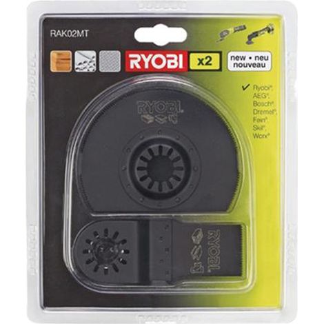 Ryobi RAK02MT Kit 2 Universalklingen Multifunktions-Senkschneidwerkzeug