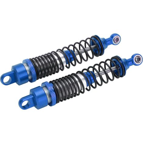 Metallfeder-Stoßdämpfer für Vorder- und Hinterachse für AXIAL SCX 10 1/10 RC-Car, dunkelblau (1/5)