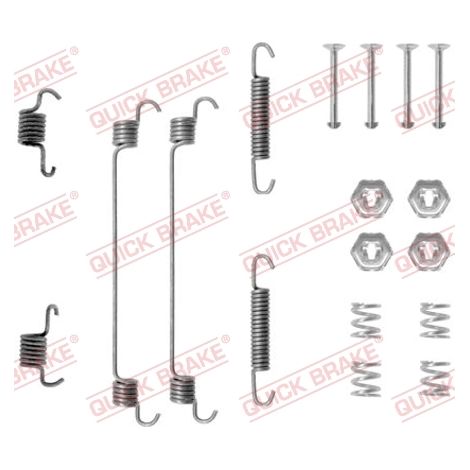 Kit d'accessoires, mâchoire de frein Quick Brake 105-0657 ALFA ROMEO