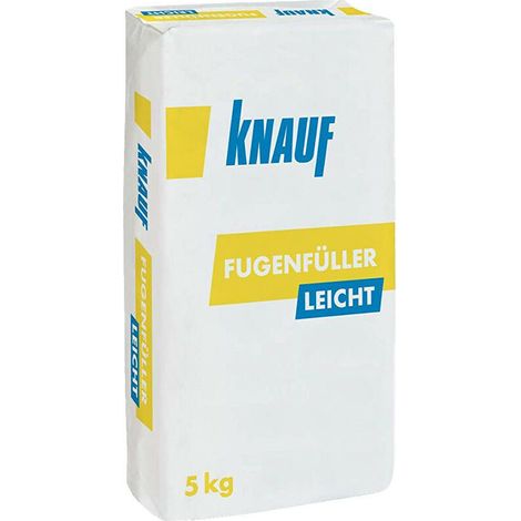 STUCCO IN POLVERE PER CARTONGESSO 'FUGENFUELLER LEICHT' 5 kg (1/2)