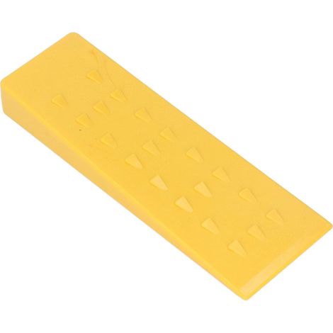 Coin d'abattage, 10 Pouces en Plastique ABS pour fendre Le Bois, Coupe d'arbres, tronçonneuse, Fournitures d'exploitation forestière, Outils (Jaune) (1/5)