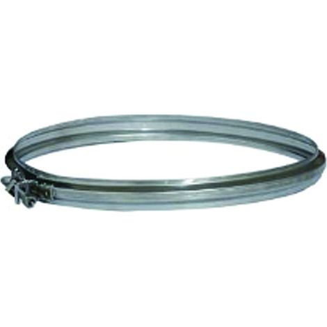 Fascette Bloccaggio Acciaio Inox Aisi 304 Monoparete Spessore Mm.0,5 - Misure: ø mm.180 - 10 pz