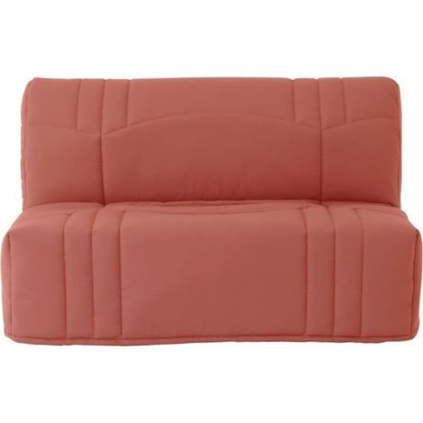 Banquette BZ DREAM - Tissu 100% Coton terracotta - Couchage 140x190 cm (1/4)