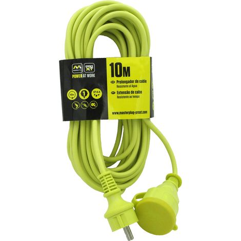 ALARGO 10 METROS IP44 VERDE PROXT - PRO XT - Alargo 10m con 1 toma Schuko (1/2)