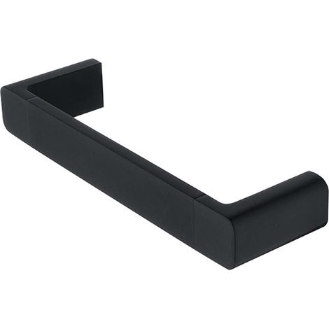 Nimco Maya - Porta asciugamani, lunghezza 21 cm, nero opaco MAC 29060-90 (1/3)
