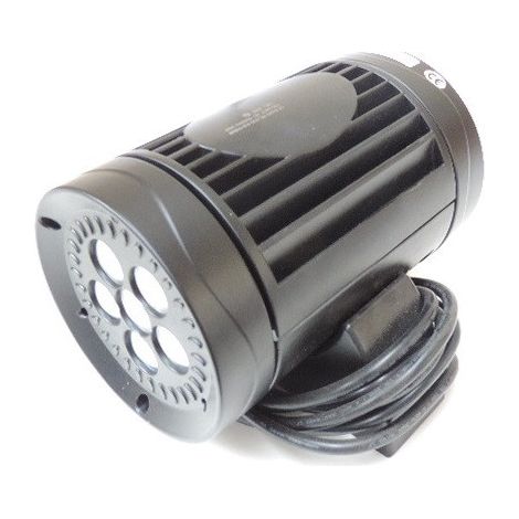 Applique murale LED 30W alu noir 4000K 1242lm Ø120mm 180x140x188mm alim 230V 45° IP66 (1/3)