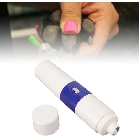 Limeuse à ongles électrique rechargeable silencieuse avec LED, 2 vitesses, design ergonomique pour chiens et chats (1/4)