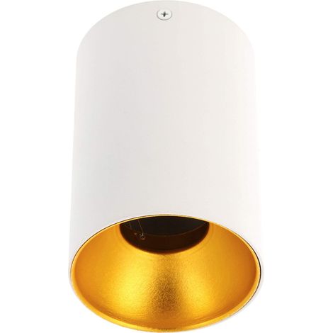 Plafonnier Tena - En aluminium - 96 x 140 - IP20 - GU10 - Carré - Blanc (1/3)